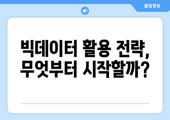 빅데이터 분석 기술과 비즈니스 활용 전략